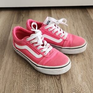 Pink And White Kids Vans
